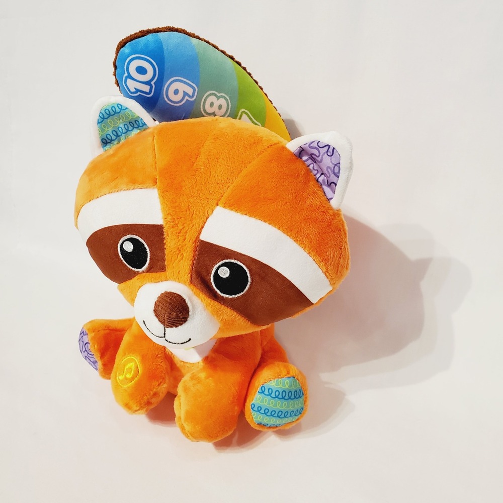LeapFrog Colorful Counting Red Panda Interactive Musical Plush Toy Orange